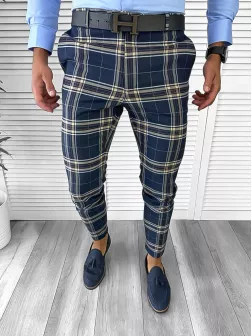 Pantaloni barbati eleganti B1742 Z35-4